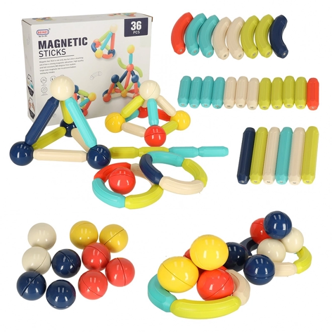 Blocchi magnetici per bambini piccoli - set di 36 pezzi