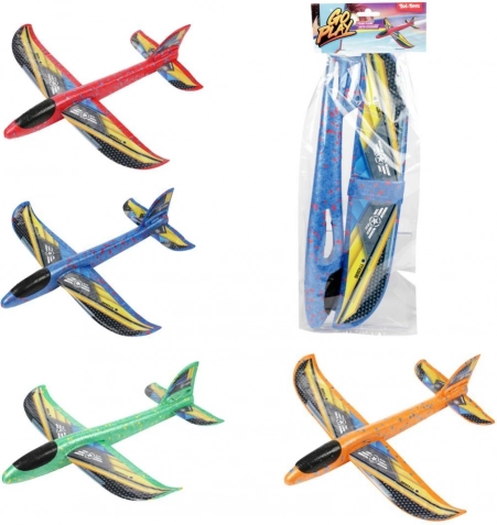 Aereo da lancio in polistirene 39 cm – aliante leggero per bambini e adulti
