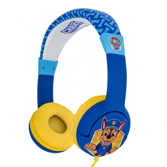 Cuffie cablate per bambini Paw Patrol Chase blu navy