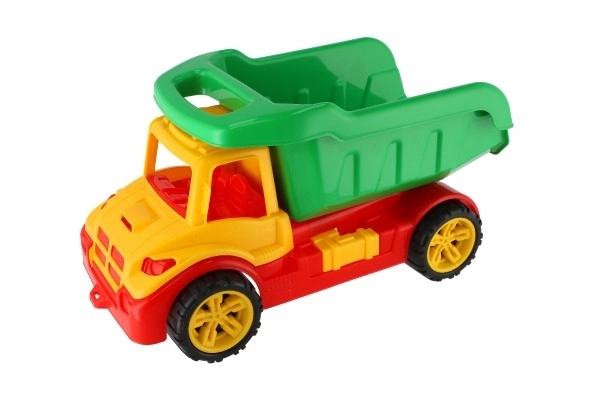 Grande Camion Ribaltabile Rosso-Verde per Bambini