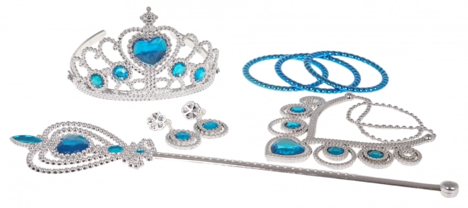 Set per piccola principessa blu