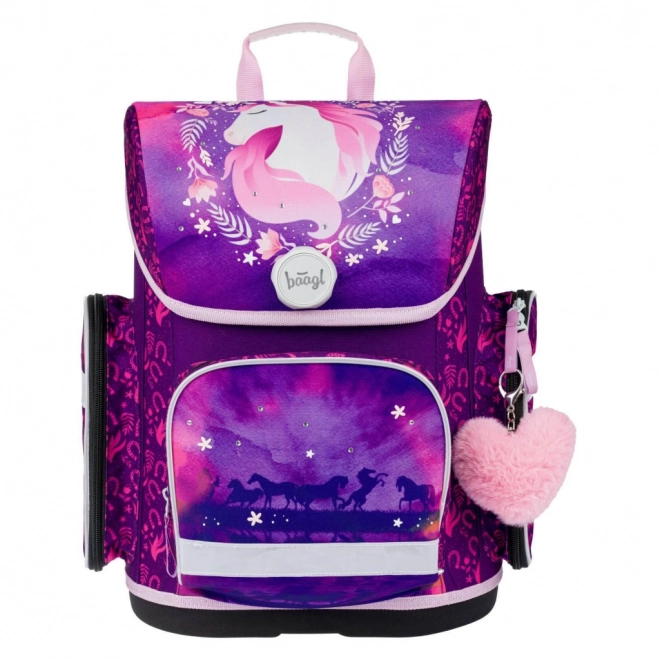 Set scuola ergonomico 5 pezzi Cavallo