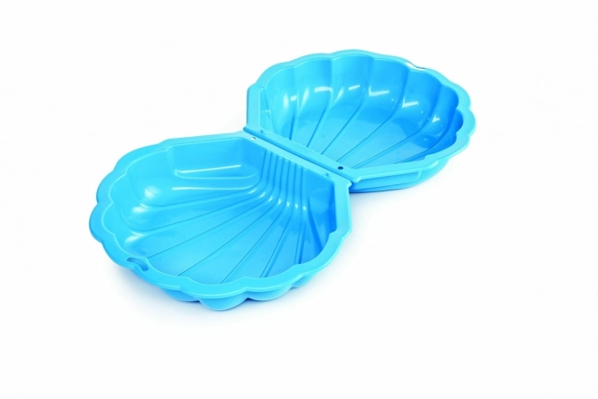 Box sabbia MAXI conchiglia con coperchio blu