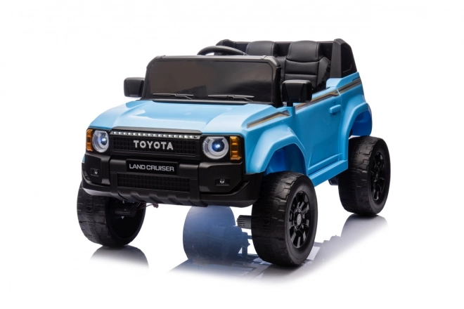 Auto elettrico per bambini Toyota Land Cruiser Prado blu