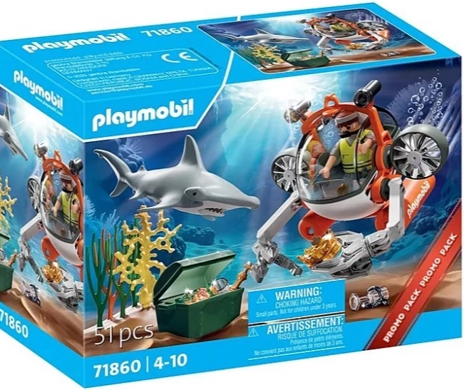 Playmobil caccia al tesoro con sottomarino