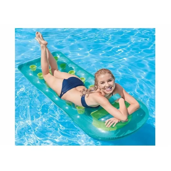 Materassino gonfiabile da nuoto 188 x 71 cm verde - 58895 INTEX