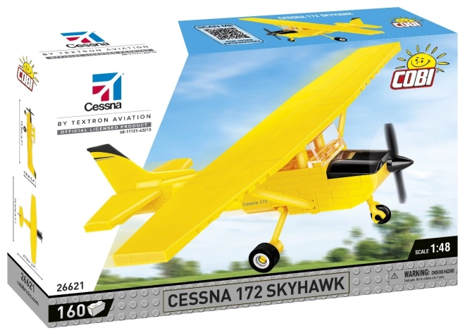 Modello di Costruzione Cessna 172 Skyhawk Giallo