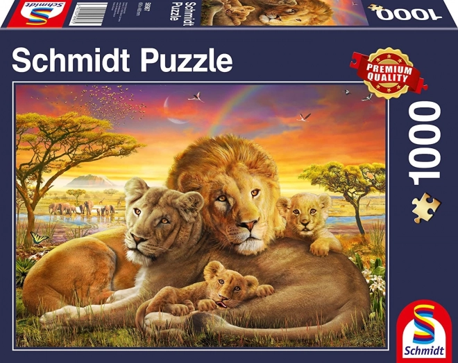 Puzzle Leoni Coccolosi 1000 Pezzi