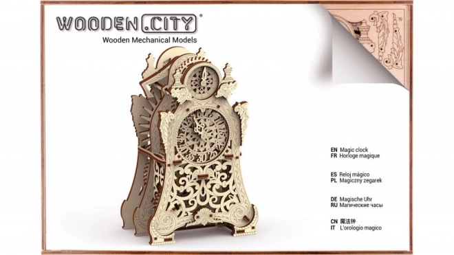 Puzzle 3D Orologio Magico Wooden City