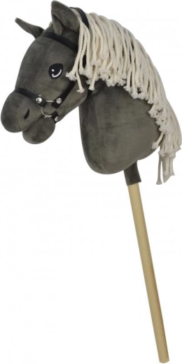 Steppos hobby horse Scarlet grigio 70 cm