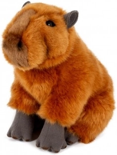 Capibara di peluche seduta 25 cm