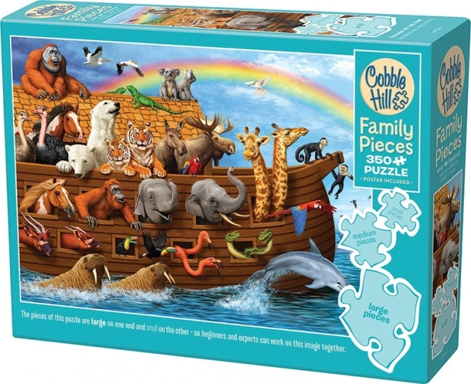 Puzzle famigliare viaggio dell'arca Cobble Hill 350 pezzi