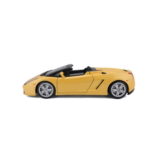 Lamborghini Gallardo Spyder Giocattolo Metallo Giallo Scala 1:18