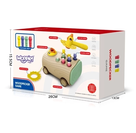 Gioco di abilità con picchio e martello WOOPIE 3 in 1 per bambini