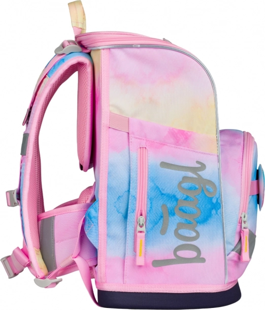 Set Baagl Zippy Plus Unicorn Arcobaleno: zaino, astuccio, sacchetto, grembiule, portafoglio