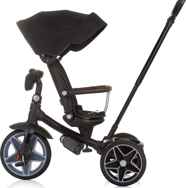 Chipolino triciclo con tettoia e box musicale Derby 2 in 1 Obsidian