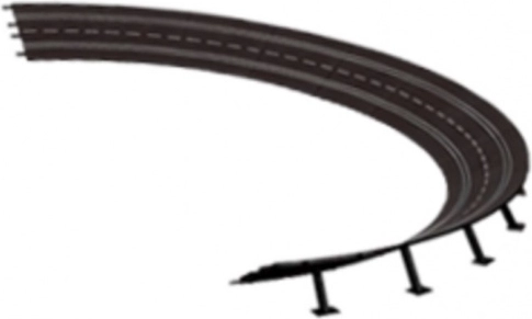curva sopraelevata 4/15° per piste CARRERA EVOLUTION, DIGITAL 132 e DIGITAL 124