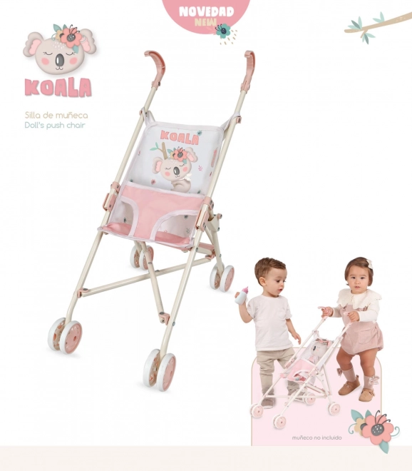 Passeggino Pieghevole per Bambole Golf KOALA DeCuevas 56 cm