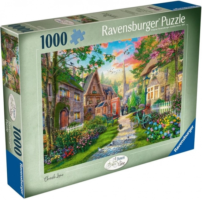 Ravensburger puzzle passeggiata nel vicolo di campagna 1000 pezzi