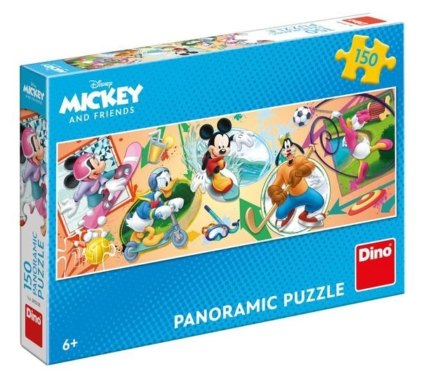 Puzzle panoramico Mickey e amici 150 pezzi