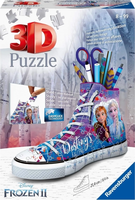 Puzzle 3D scarpa Frozen 2 di Ravensburger