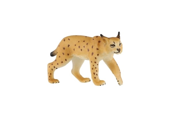 Lince Eurasiatico di plastica 9cm in sacchetto