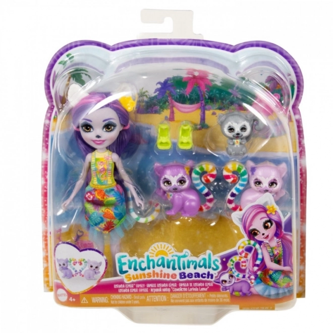 Lalka Enchantimals Lorinda con Lemuri