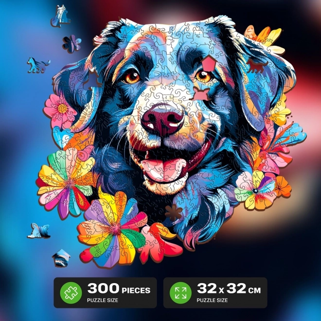 Puzzle di Legno EscapeWelt 500 Pezzi - Cane