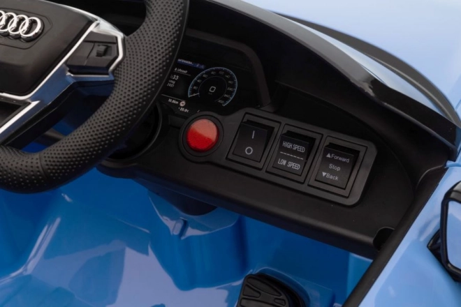 Auto a batteria AUDI e-tron GT blu