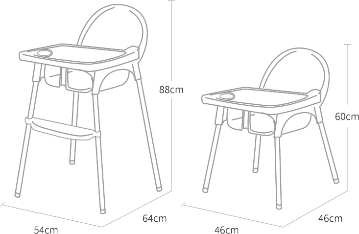 Altezza regolabile per una seduta confortevole