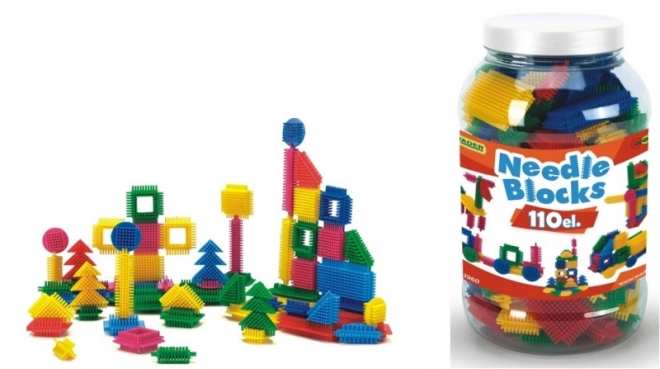 Set di costruzioni Ježci 110 pezzi in plastica Wader