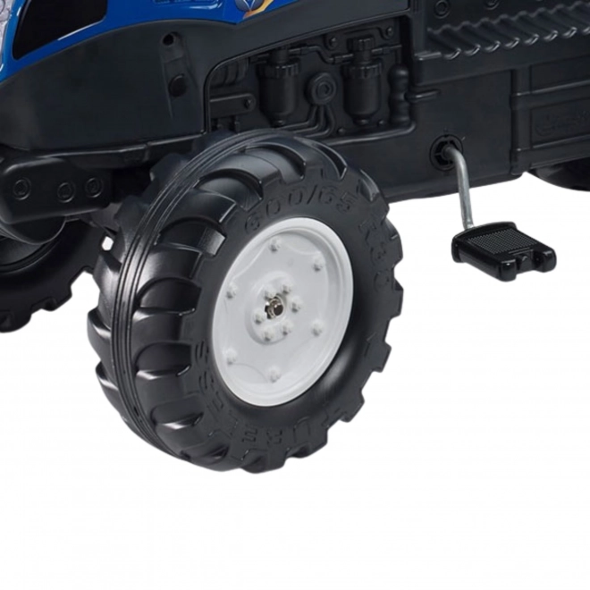 Trattore a pedali New Holland con rimorchio