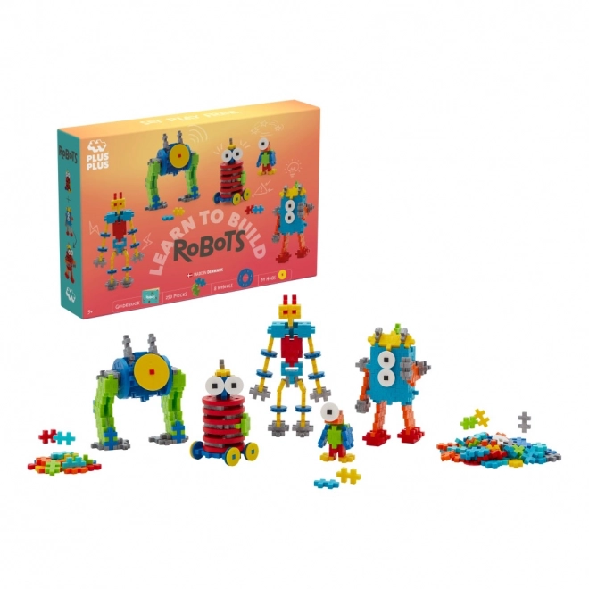 Set creativo Plus-Plus impara a costruire robot