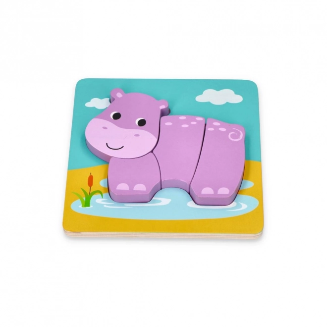 Set di quattro puzzle con animali