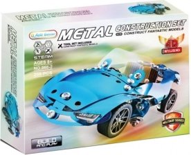 Kit in metallo per auto da corsa, 208 pezzi