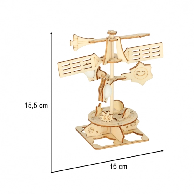 Set didattico modello 3D segnavento in legno