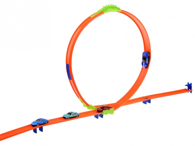 Garage e pista con loop 2 in 1 per macchinine