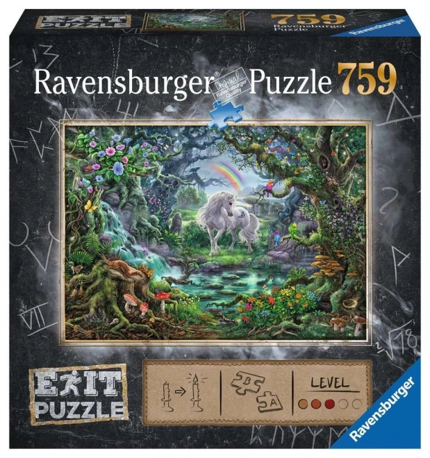 Ravensburger puzzle unicorno 759 pezzi