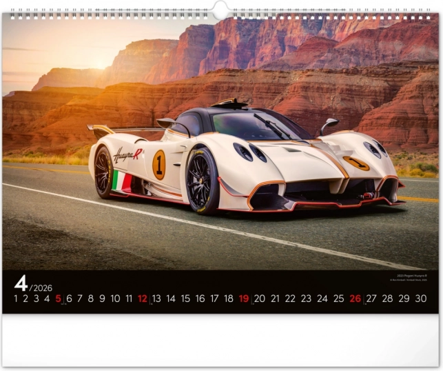 Calendario da Parete Auto Veloci 2026