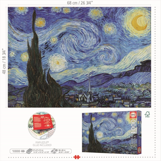 Puzzle Notte Stellata EDUCA 1000 Pezzi