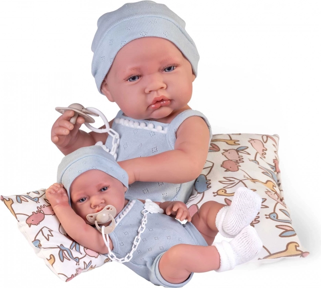 Bambola neonato realistico Antonio Juan con corpo in vinile intero 42 cm
