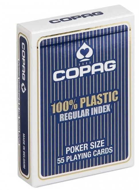 Carte Da Poker 100 Plastica Blu