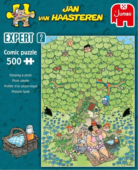 Puzzle Picnic Diletta di Jan van Haasteren - 500 Pezzi