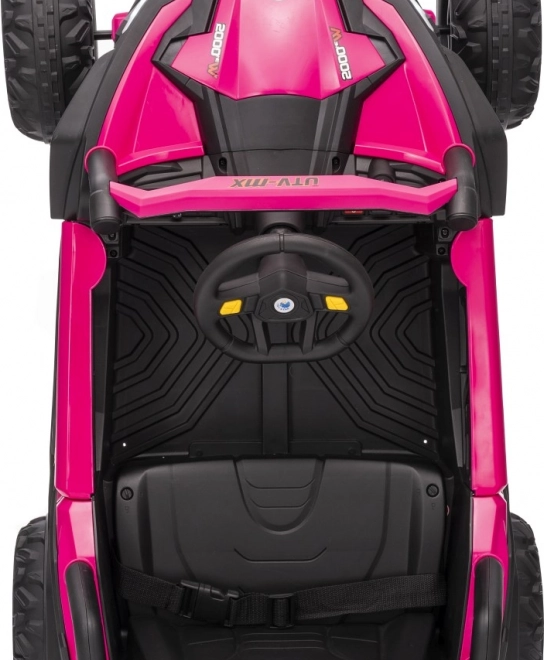 Auto elettrico per bambini Buggy Madman UTV-MX rosa