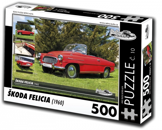 Puzzle d'epoca auto Škoda Felicia (1960) 500 pezzi