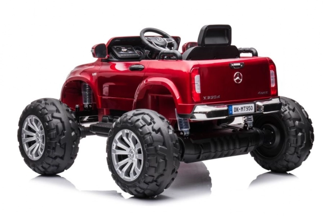 Auto a Batteria per Bambini Mercedes 4x4 Rosso Metallizzato