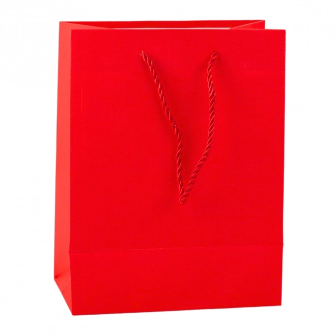 Elegante borsa regalo con motivo in rilievo quadrati