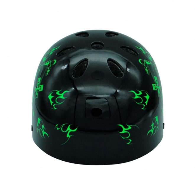 Casco da ciclismo nero-verde - Taglia M