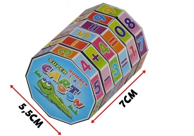 Cubo educativo cilindro matematico puzzle