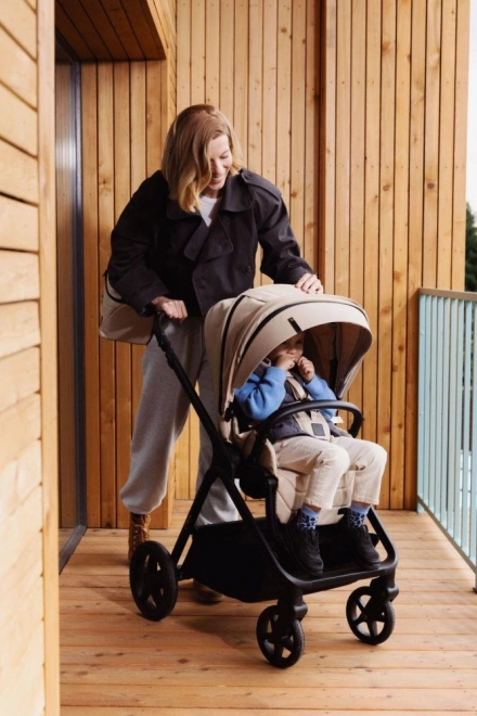 Passeggino combinato 2 in 1 MoMi Giselle beige 2024